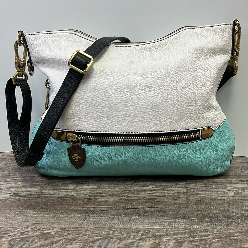 orYANY ELLIE Italian Leather Expandable Convertible Hobo Crossbody Bag